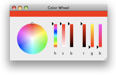 The color wheel window